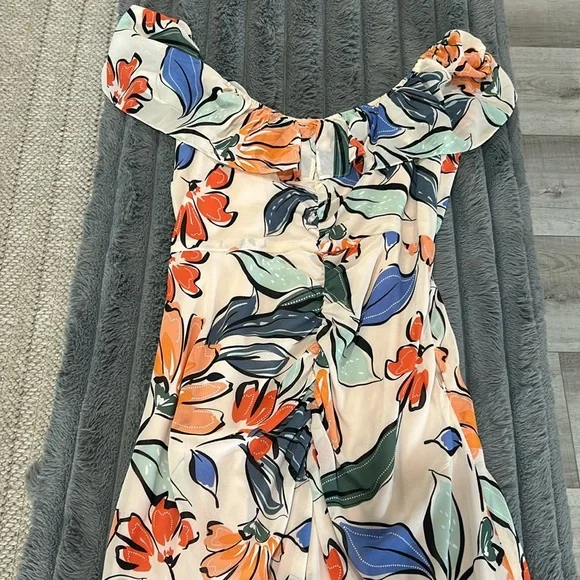 Donna Morgan Floral Off-Shoulder Dress - Picture 2 of 3